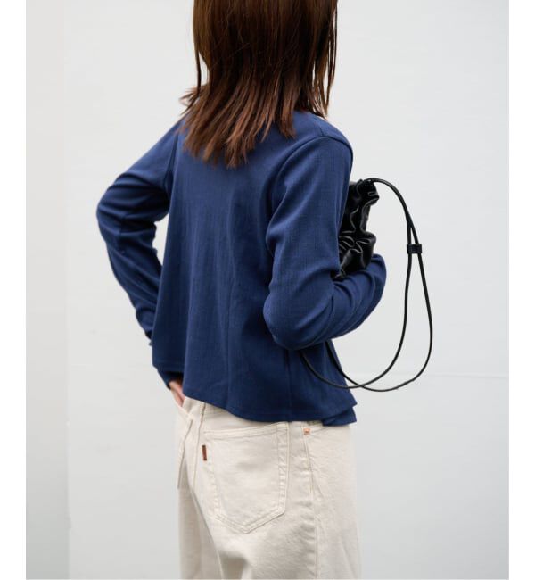OUTDOOR PRODUCTS Usual Things「フラワーアイレットリブカーディガン」|カーディガン|