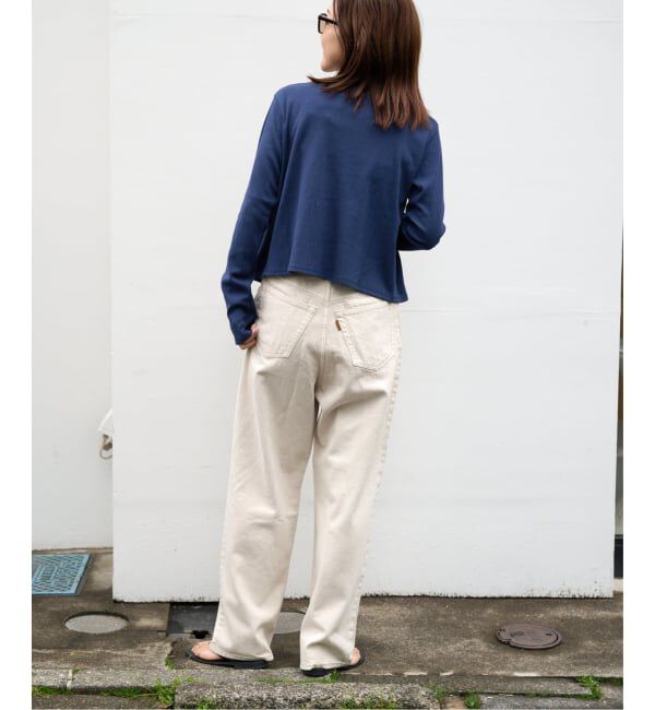 OUTDOOR PRODUCTS Usual Things「フラワーアイレットリブカーディガン」|カーディガン|