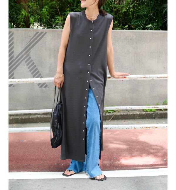 OUTDOOR PRODUCTS Usual Things「サーマルパールスナップワンピース」|ワンピース|