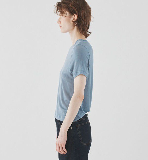 TOMORROWLAND GOODS「【一部別注】 V::ROOM ハーフスリーブカットソー」|Tシャツ・カットソー|