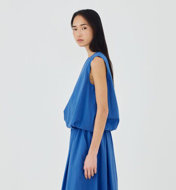 GALERIE VIE「コットンツイル バルーンノースリーブブラウス」|シャツ・ブラウス|