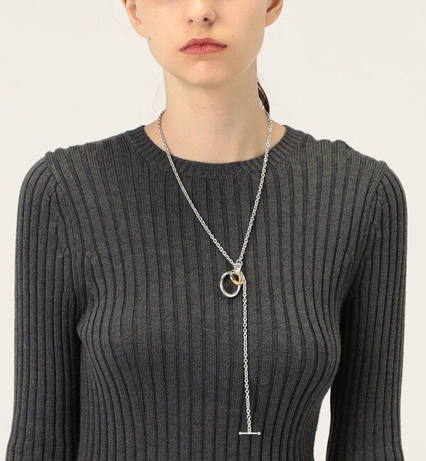 TOMORROWLAND GOODS「【別注】PHILIPPE AUDIBERT Double Circle ネックレス」|ネックレス|