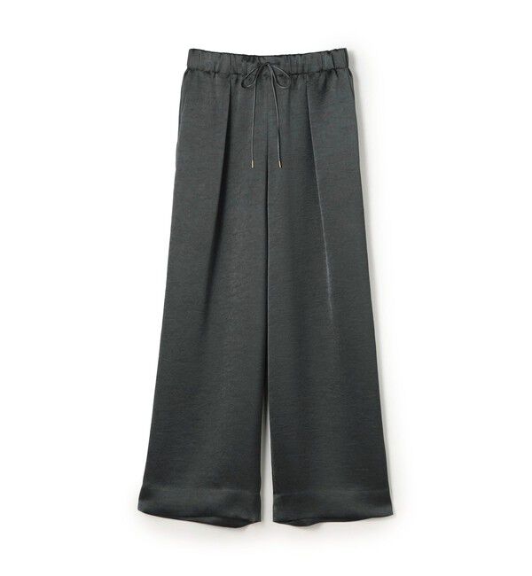 Ballsey「グリッツィーサテン イージーワイドパンツ」|その他|17 ダークグレー