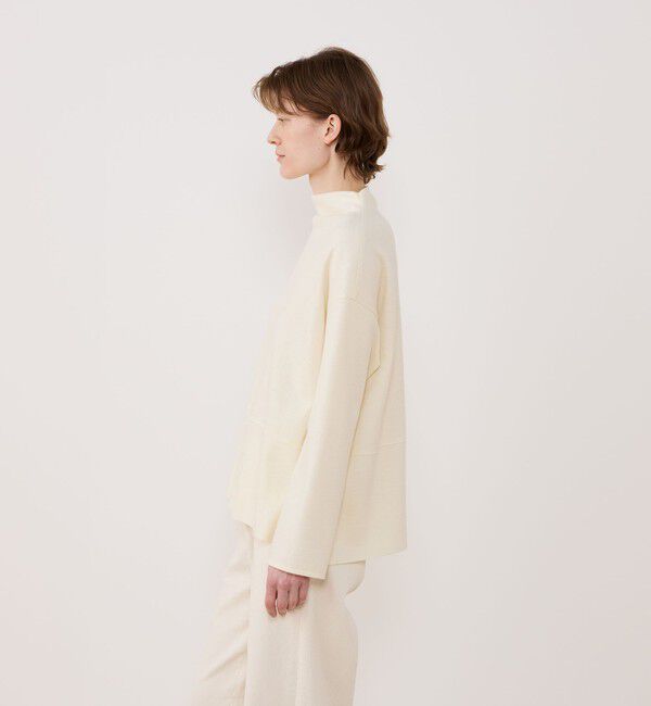 GALERIE VIE「ウールミルドスムース ビルドネックプルオーバー」|Tシャツ・カットソー|