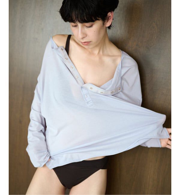 EMILYWEEK「《追加3/新色》2WAYスナッププルオーバー」|Tシャツ・カットソー|