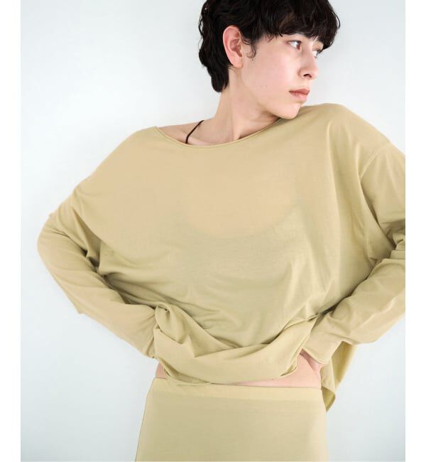 EMILYWEEK「《追加3/新色》2WAYスナッププルオーバー」|Tシャツ・カットソー|カーキ
