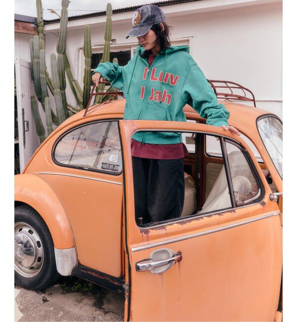 JOINT WORKS「WOKE EDGE / ウォークエッジ I Luv I Jah Zip Hoodie」|パーカー|