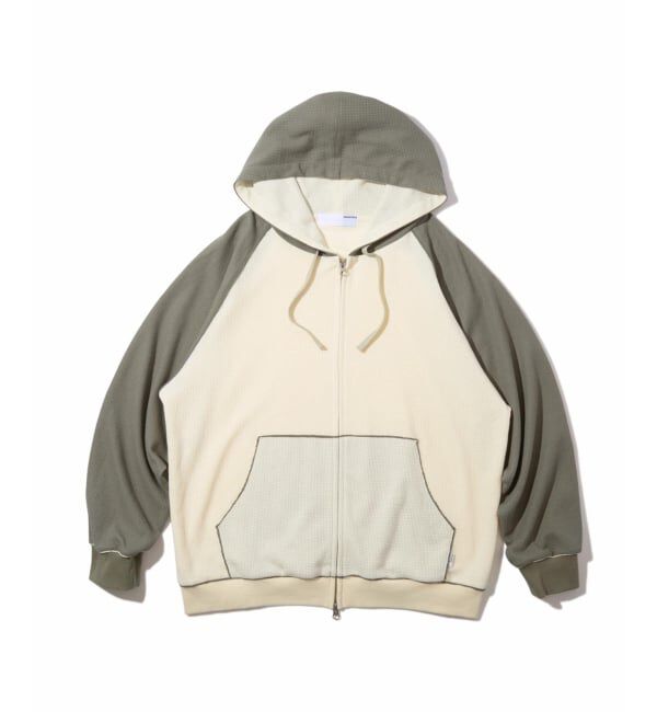 JOINT WORKS「DIASPORA SKATEBOARDS/ディアスポラスケートボード Full Zip Hooded Dry Waffle」|パーカー|ナチュラル