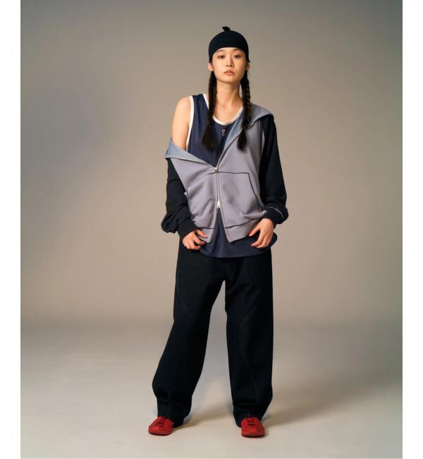 JOINT WORKS「DIASPORA SKATEBOARDS/ディアスポラスケートボード Full Zip Hooded Dry Waffle」|パーカー|
