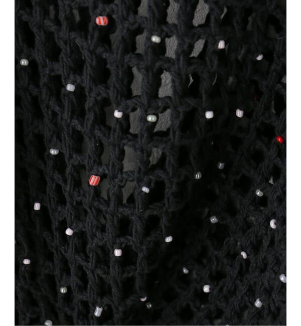 JOINT WORKS「MacMahon Knitting Mills / マクマホンニッティングミルズ Beaded Mesh Cardigan」|カーディガン|