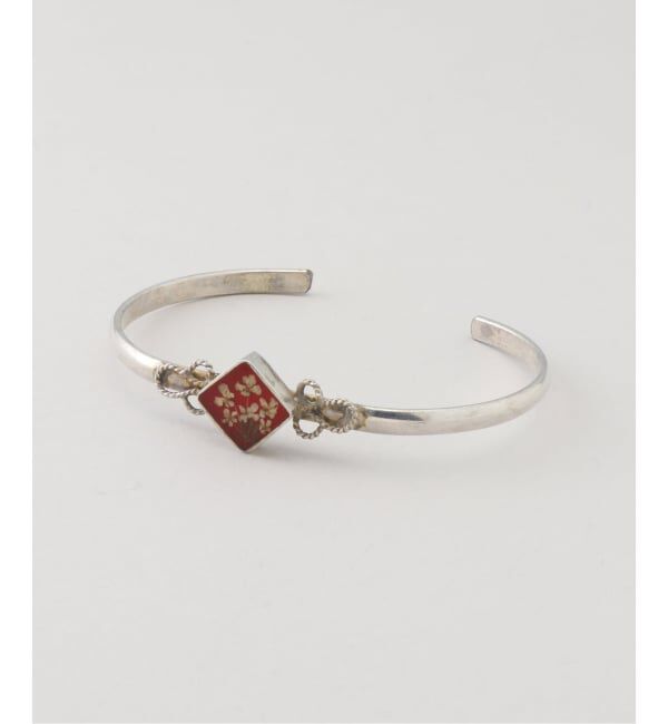 JOINT WORKS「GUSTAVO / グスタボ Flower Narrow Bracelet-diamond」|ブレスレット・バングル|レッド