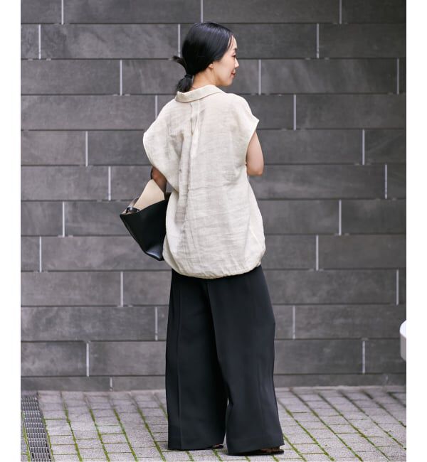 Plage「《追加予約》les Tendre easy care スラックス 2」|スラックス|