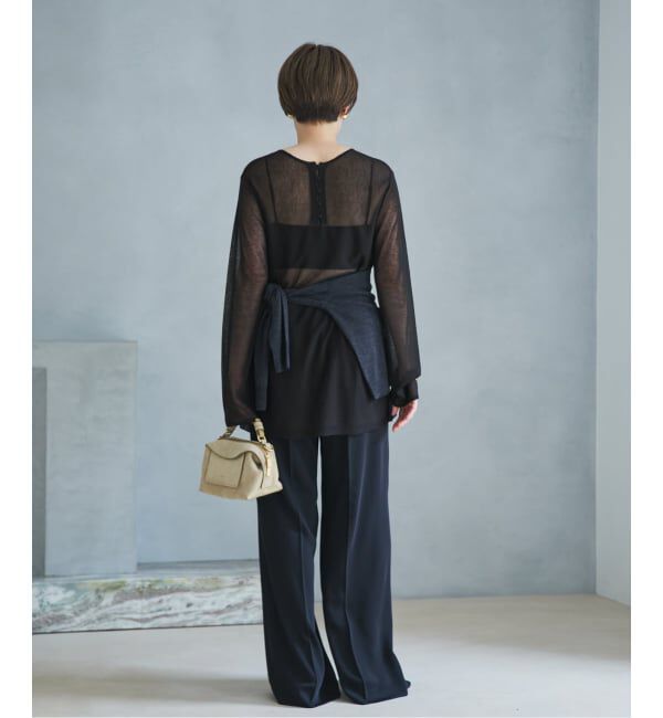 Plage「《追加予約》les Tendre easy care スラックス 2」|スラックス|