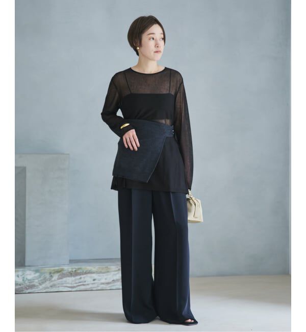 Plage「《追加予約》les Tendre easy care スラックス 2」|スラックス|