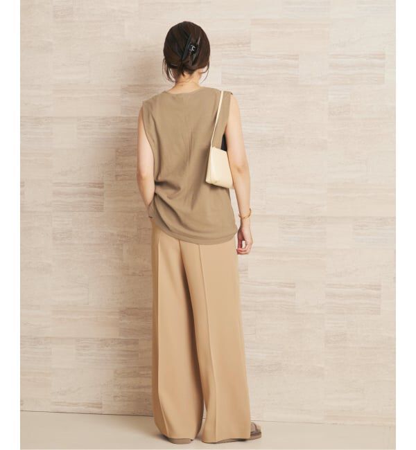 Plage「《追加予約》les Tendre easy care スラックス 2」|スラックス|