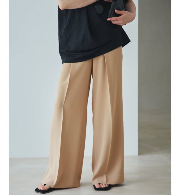 Plage「《追加予約》les Tendre easy care スラックス 2」|スラックス|