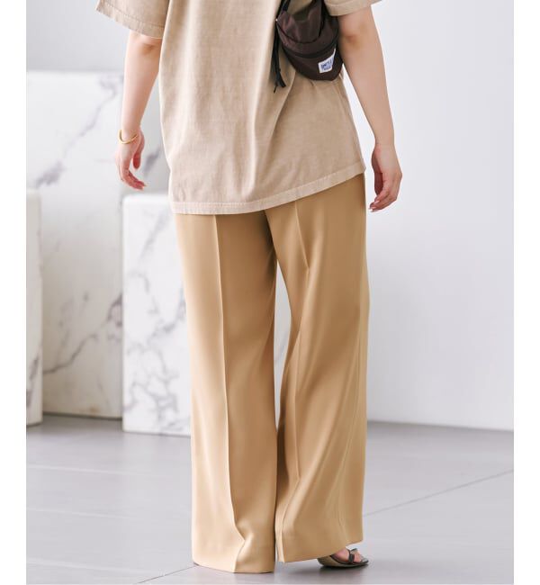 Plage「《追加予約》les Tendre easy care スラックス 2」|スラックス|