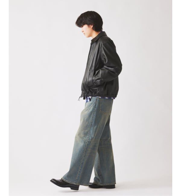 JOURNAL STANDARD relume「ラムレザー ジップジャケット」|ライダースジャケット|