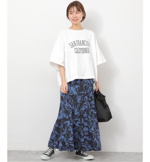 JOURNAL STANDARD relume「バイカラーリーフプリントスカート」|スカート|