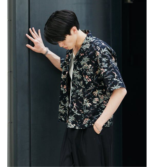 JOURNAL STANDARD「リバース ボックス アロハ 半袖 開襟 シャツ」|シャツ・ブラウス|