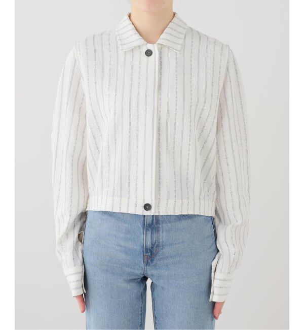 JOURNAL STANDARD「【LOW CLASSIC/ロウ クラシック】 STRIPE PINCHED SHIRT JACKET」|その他|