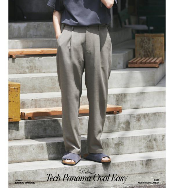 JOURNAL STANDARD relume「テック パナマ オーバル イージーパンツ」|スラックス|ベージュ A