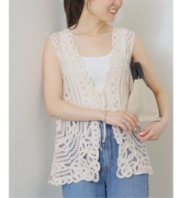 JOURNAL STANDARD relume「《予約》バテンレースジレ」|その他|ナチュラル