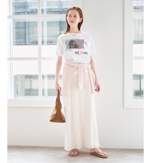U by SPICK&SPAN「フィブリルロングスカート」|スカート|