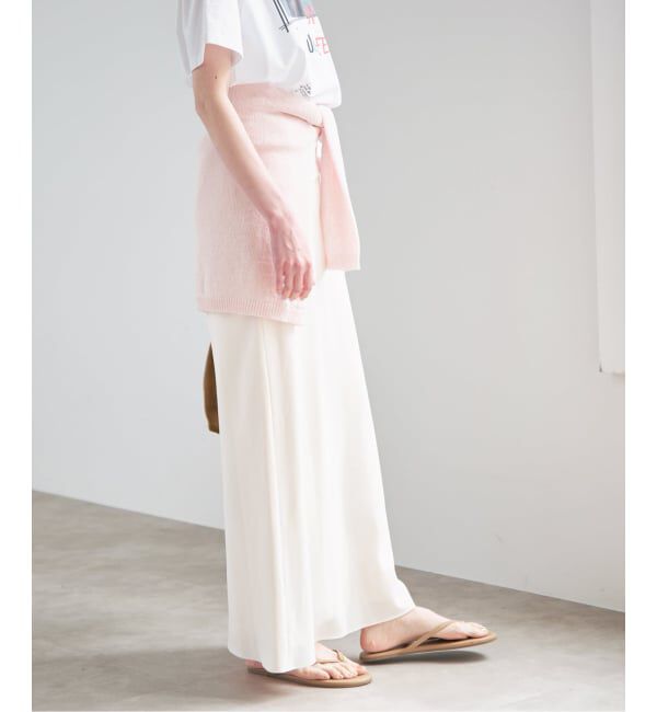 U by SPICK&SPAN「フィブリルロングスカート」|スカート|