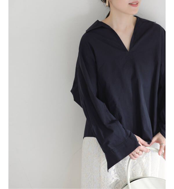  「【洗える】TICCA/ティッカ スキッパーシャツ」|シャツ・ブラウス|