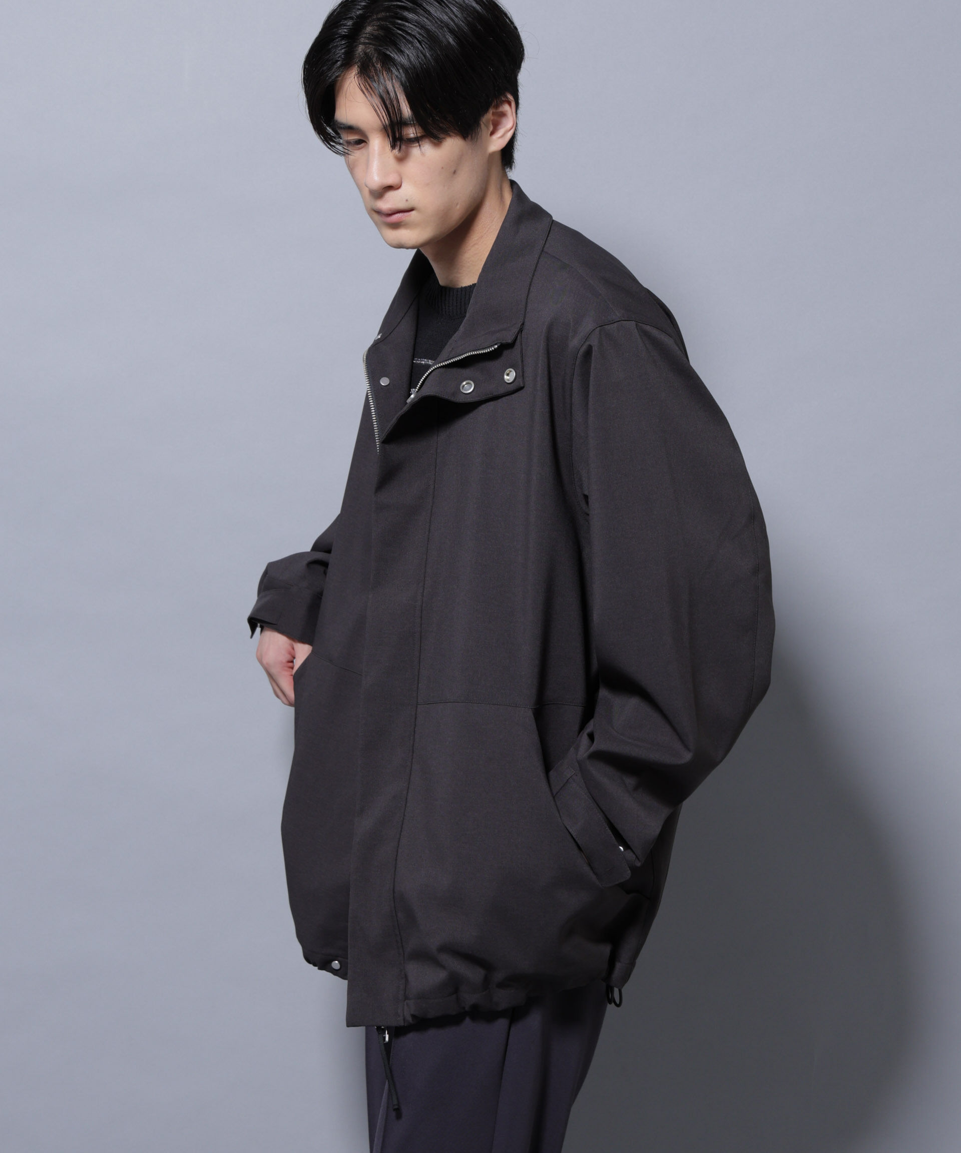 nano･universe「「RainComfortWear」ダントツ撥水透湿コーティング2WAYブルゾン」|ブルゾン・スタジャン|
