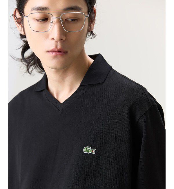 LACOSTE「L.12.12アレンジ スキッパーネックポロシャツ」|ポロシャツ|