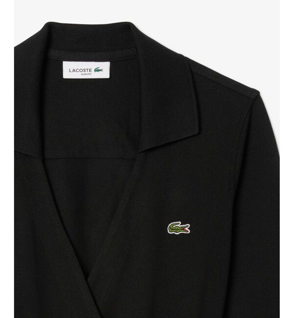 LACOSTE「ポロシャツディテールラップドレス」|ワンピース|