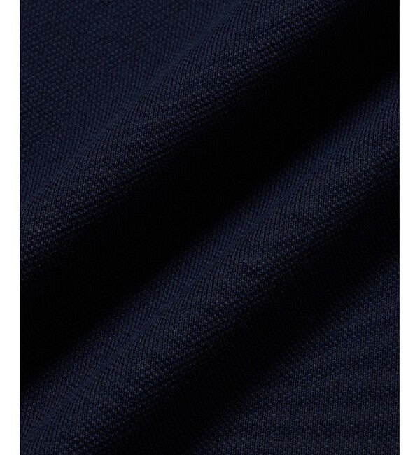 LACOSTE「ラインリブスキッパーネック鹿の子ポロドレス」|ワンピース|