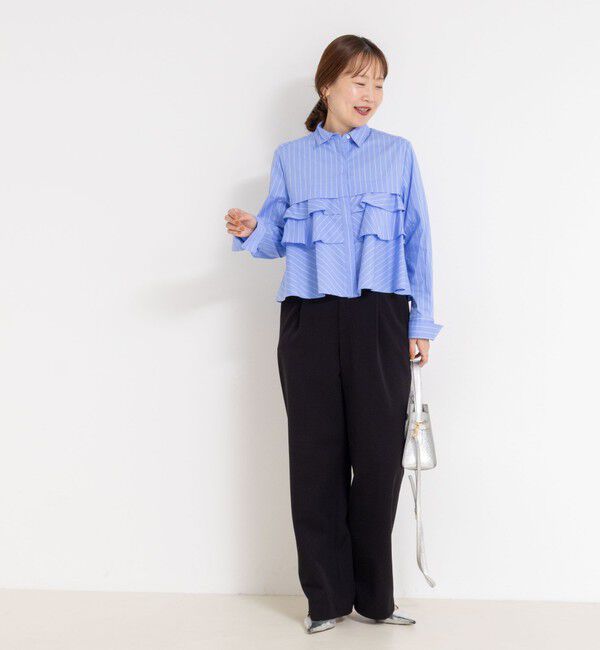 NOLLEY'S「ウォッシャブル裏起毛イージーワイドパンツ」|その他|