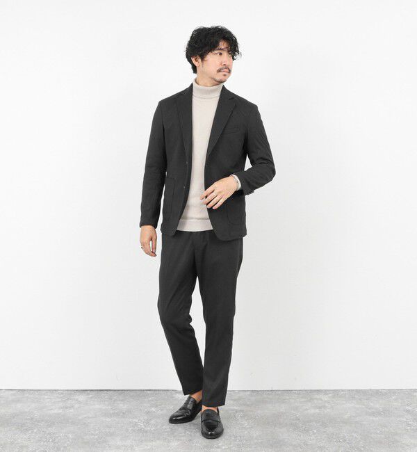 NOLLEY'S goodman「《セットアップ対応》【Active Jersey】ホームスパン ストレッチイージーJK」|テーラードジャケット|