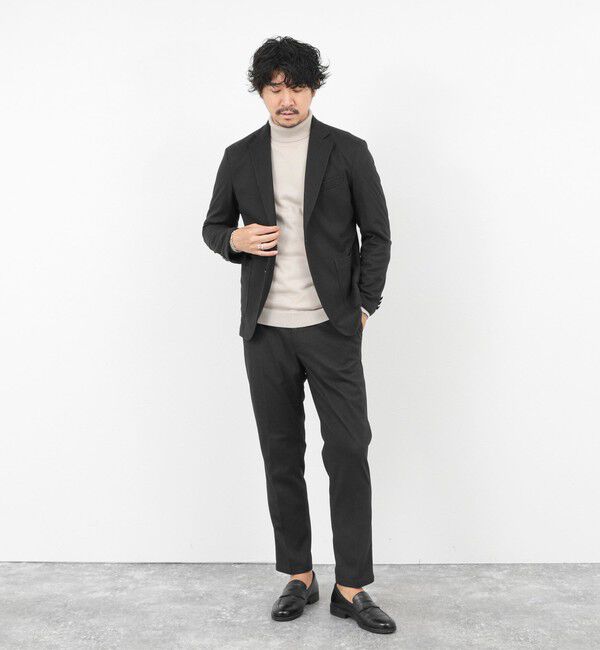 NOLLEY'S goodman「《セットアップ対応》【Active Jersey】ホームスパン ストレッチイージーJK」|テーラードジャケット|