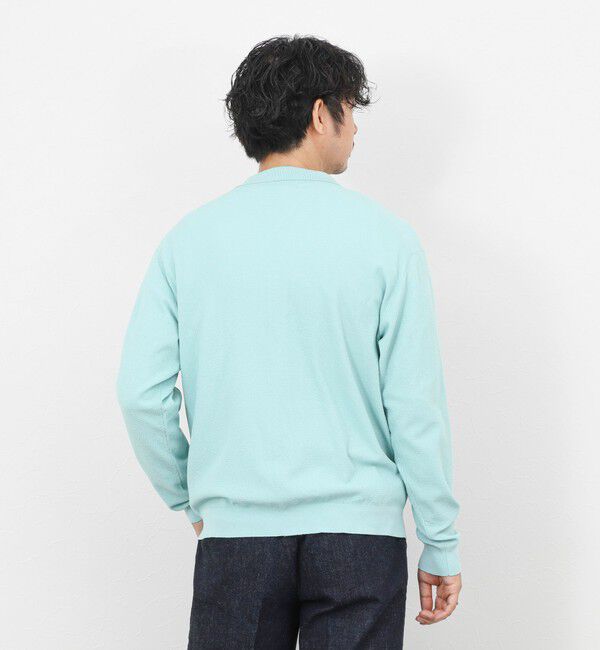 NOLLEY'S goodman「《SERIYA Cotton》吸湿カノコ襟付きカーディガン 26SS」|カーディガン|