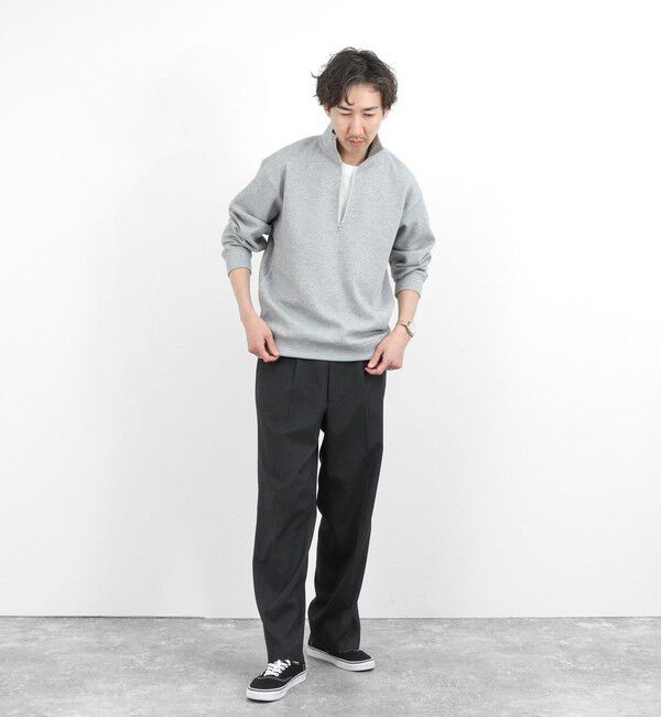 NOLLEY'S goodman「リブダンボール スタンドハーフZip 26SS」|スウェット・ジャージ|