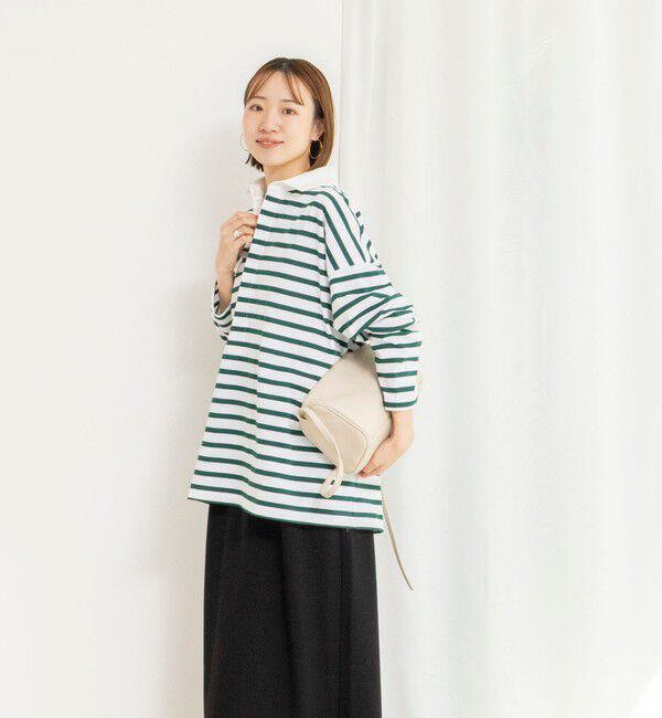 Rie Miller「ウォッシャブルBIGシルエットラガーシャツ」|Tシャツ・カットソー|