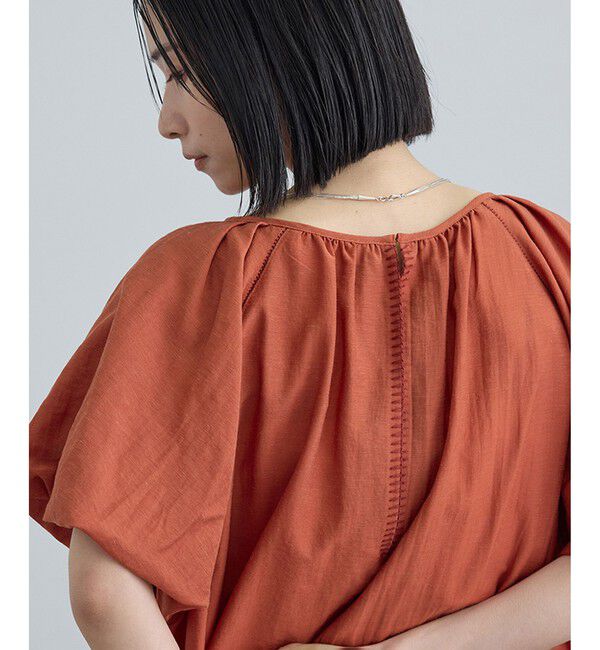 SALON adam et rope'「【WEB限定】2WAYリネンブレンドエンブロイダリーワンピース」|ワンピース|