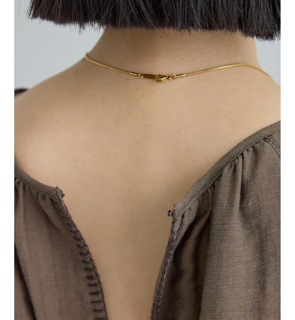 SALON adam et rope'「【WEB限定】2WAYリネンブレンドエンブロイダリーワンピース」|ワンピース|