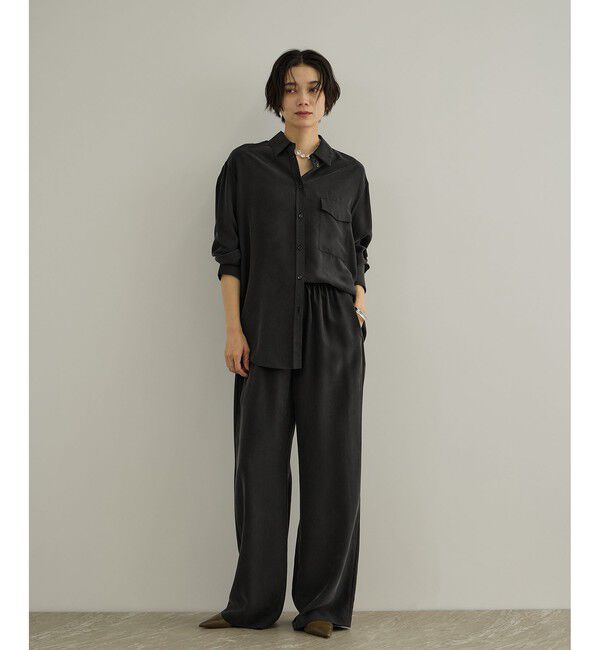 SALON adam et rope'「GENTLE SILK シャツ / セットアップ対応・新色追加」|シャツ・ブラウス|