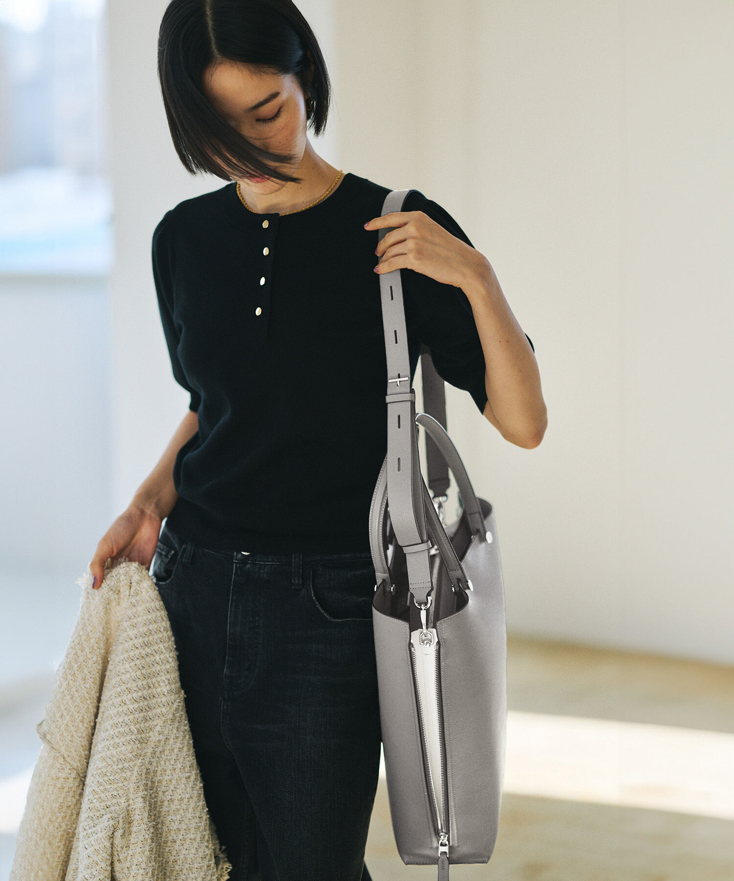 ROPE「【E'POR】【新色】Y BAG Large/A4対応・通勤・26SS」|トートバッグ|