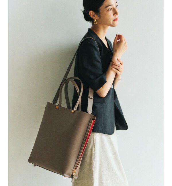 ROPE「【E'POR】【新色】Y BAG Large/A4対応・通勤・26SS」|トートバッグ|ブラウン(20)