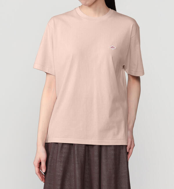 DANTON「DANTON | クルーネックTシャツ SOLID WOMEN」|Tシャツ・カットソー|PINK