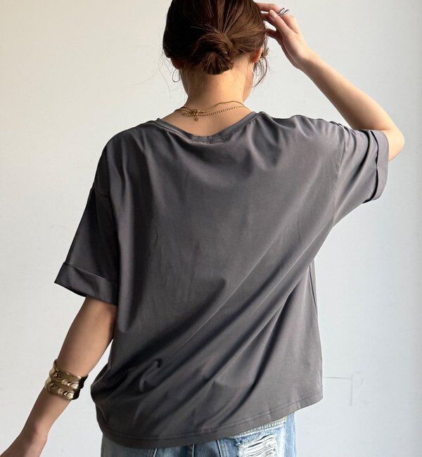  「【WEB限定】接触冷感コード刺繍ロゴTEE」|Tシャツ・カットソー|