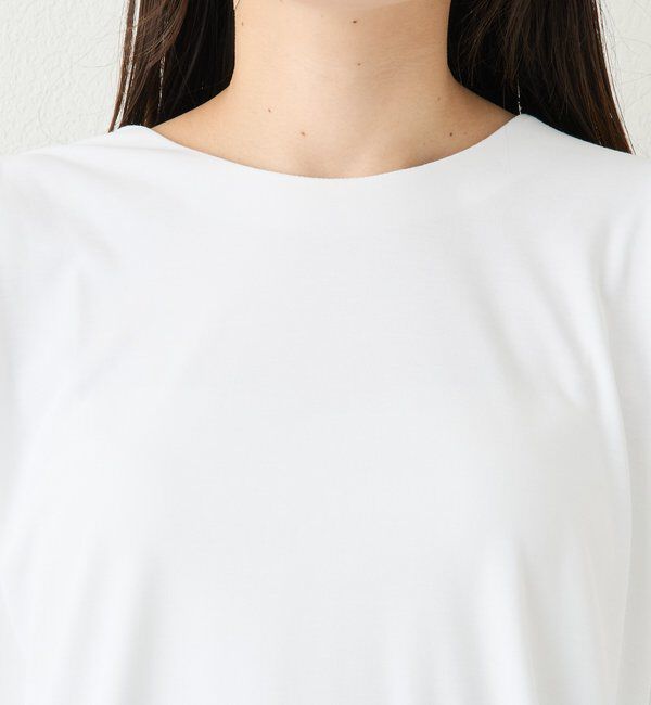  「【吸水速乾/遮熱/接触冷感/洗濯機洗い可】クールタッチポンチョカットソー」|Tシャツ・カットソー|