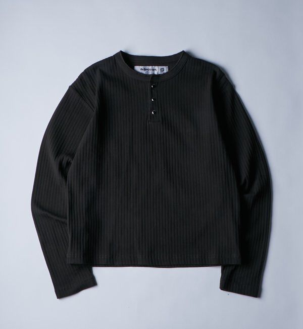  「【Sourcream】パール針ぬきヘンリーL/S TEE[2026AW]」|Tシャツ・カットソー|
