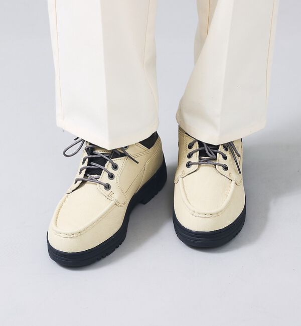 ABAHOUSE「【Timberland / ティンバーランド】Moc Toe GTX / モック」|ショートブーツ|ライトベージュ
